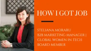 Steliana Moraru sharing career stories
