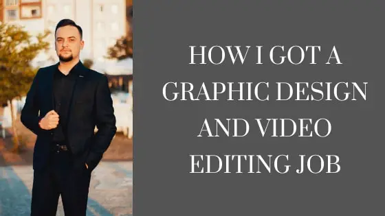 graphic design and video editing job
