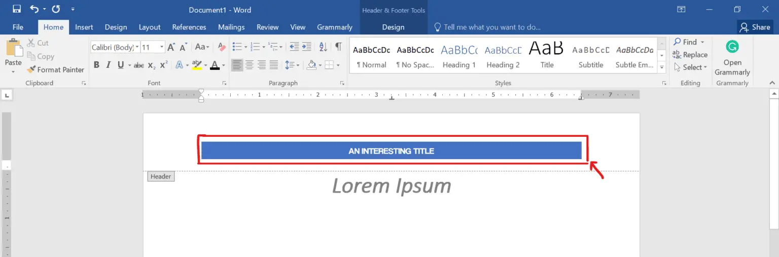 removing header from second page in word