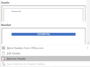 How to Remove Header and Heading Styles in Word?