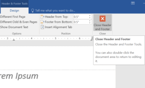 How to Remove Header and Heading Styles in Word?
