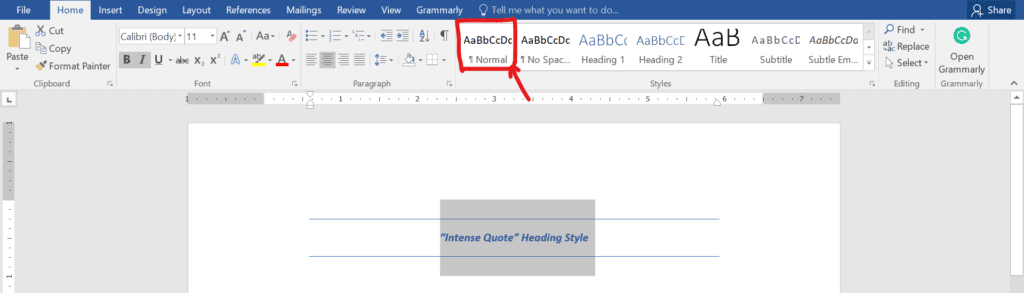 How to Remove Header and Heading Styles in Word?