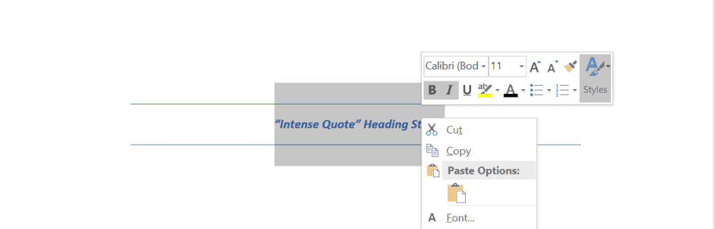 How to Remove Header and Heading Styles in Word?