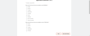 Application Process