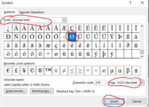How To Type Diameter Symbol