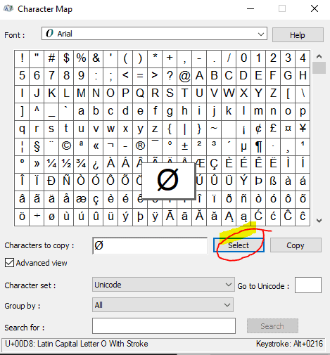 How To Type Diameter Symbol