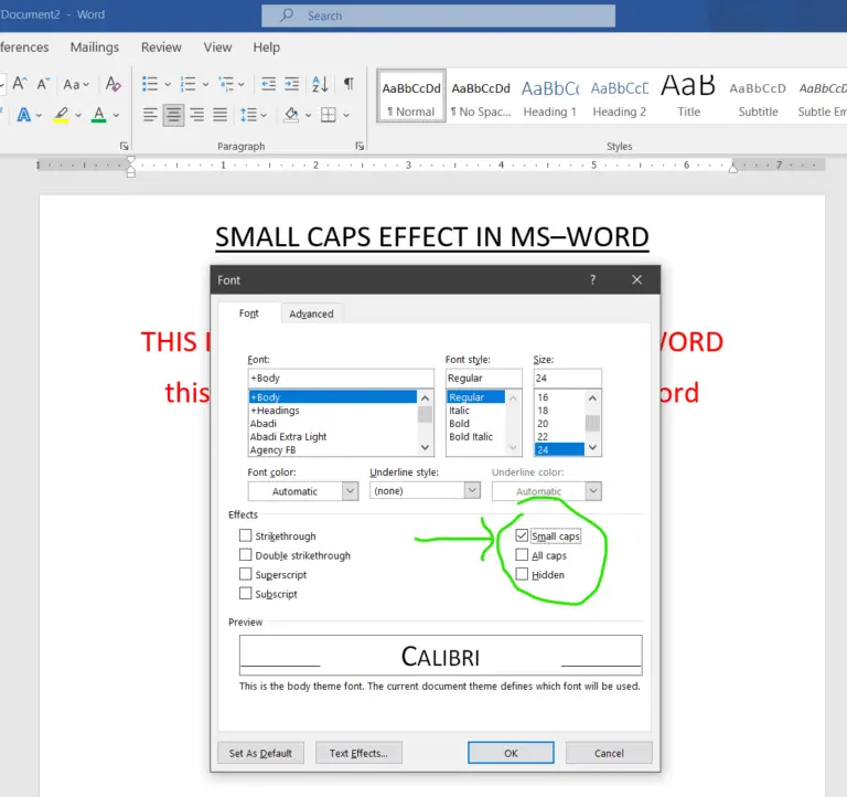 how-to-add-small-caps-in-word-infinityserre
