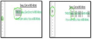 Small Caps Effect In MS-Word: What is it? How To Use It?