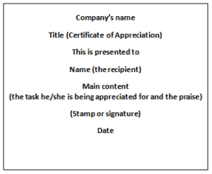 CERTIFICATE OF APPRECIATION