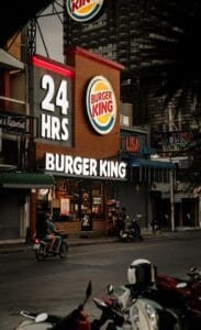 Working at Burger King