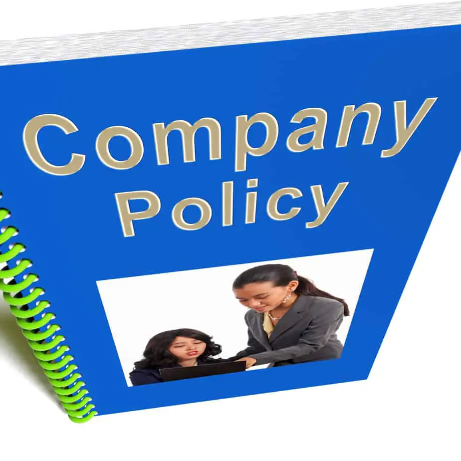 Policy in Company. Company policy