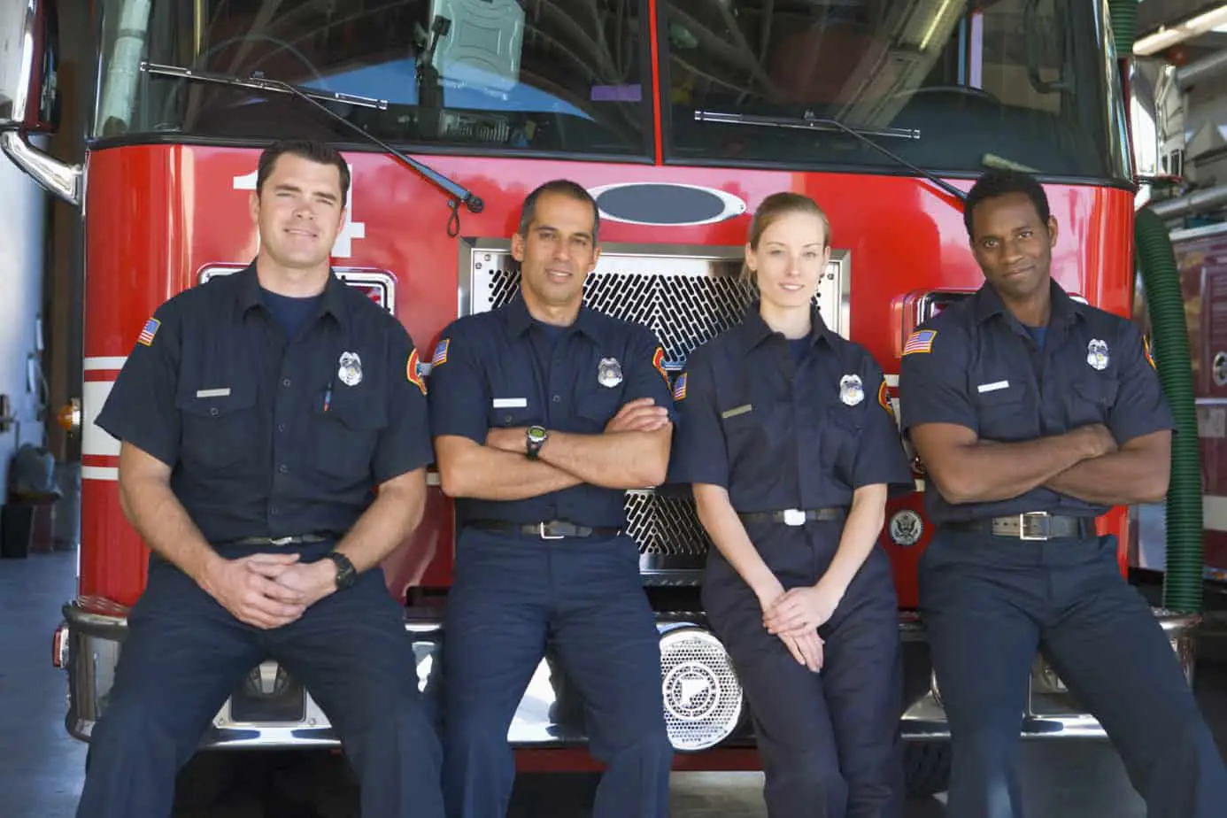 Portrait Of Firefighters Standing By A Fire Engine RtHqg0RBi SBI 301057561 1536x1024 