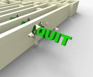 Can you quit a job while still in training?