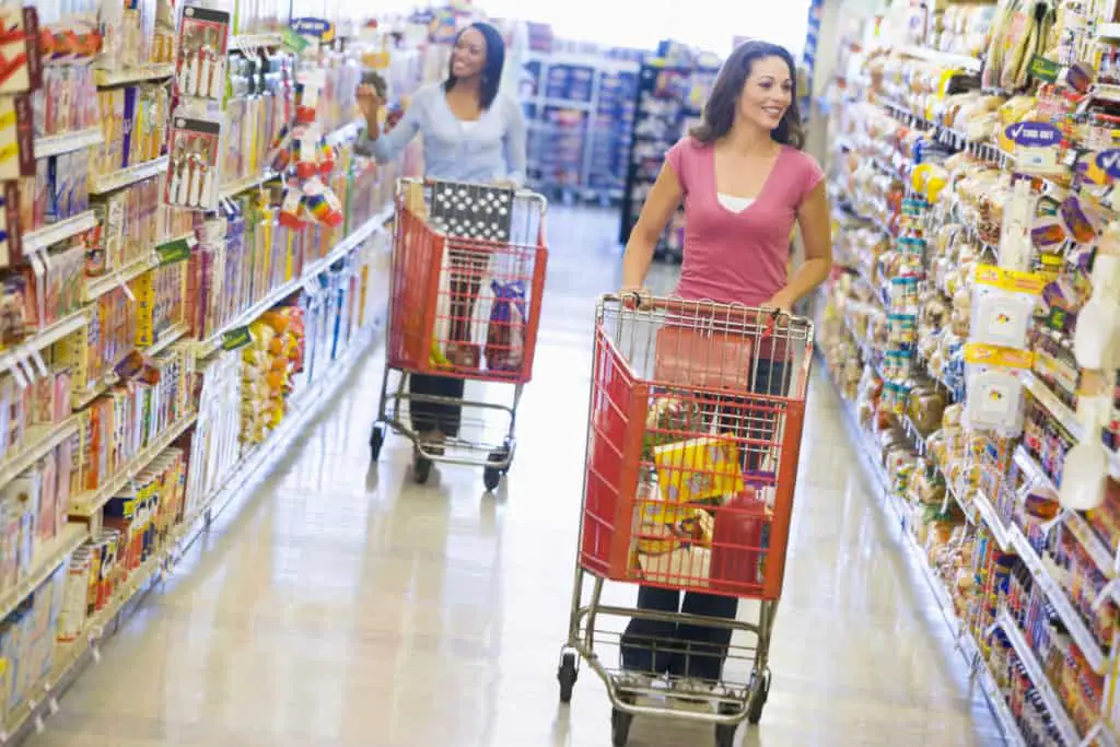 How do grocery stores make money?