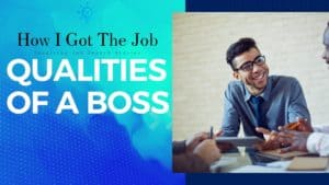 qualities of a boss