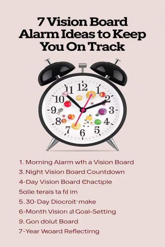 7 Vision Board Alarm Ideas to Keep You on Track – How I Got The Job