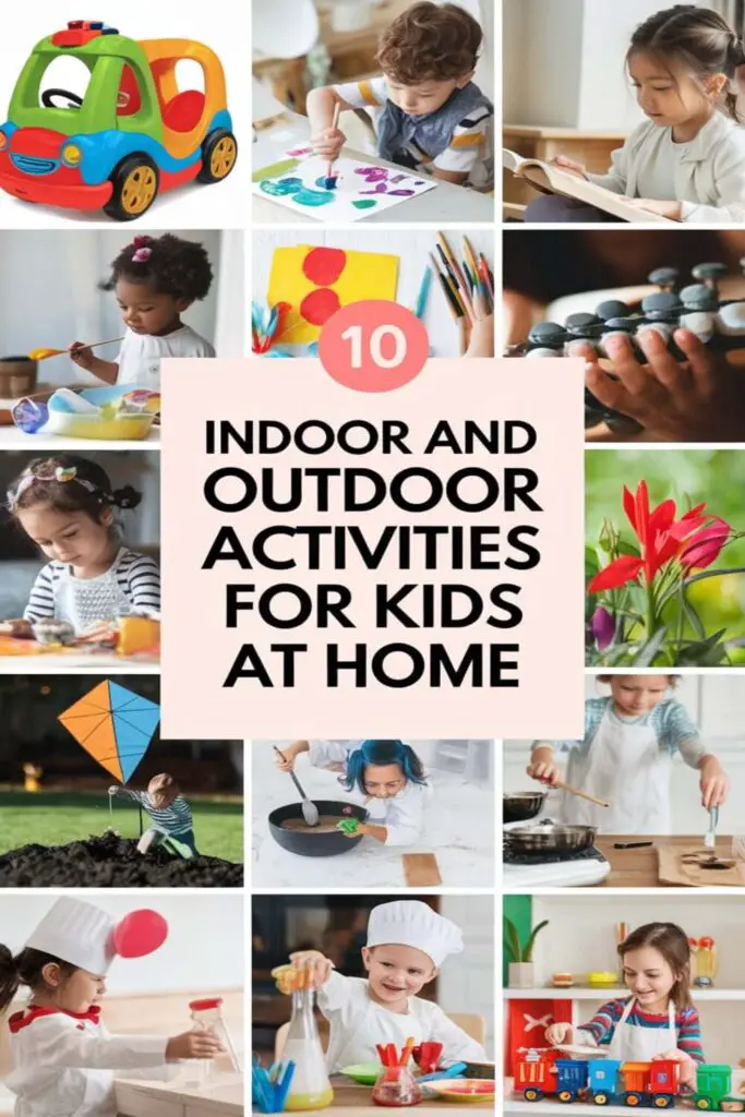 10 Fun Indoor & Outdoor Activities for Kids at Home – Easy & Creative Ideas! – How I Got The Job