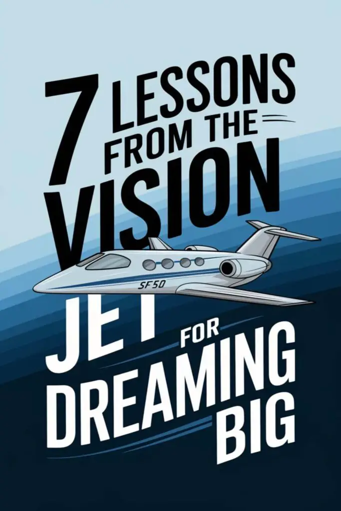 7 Lessons from the Vision Jet SF50 for Dreaming Big – How I Got The Job