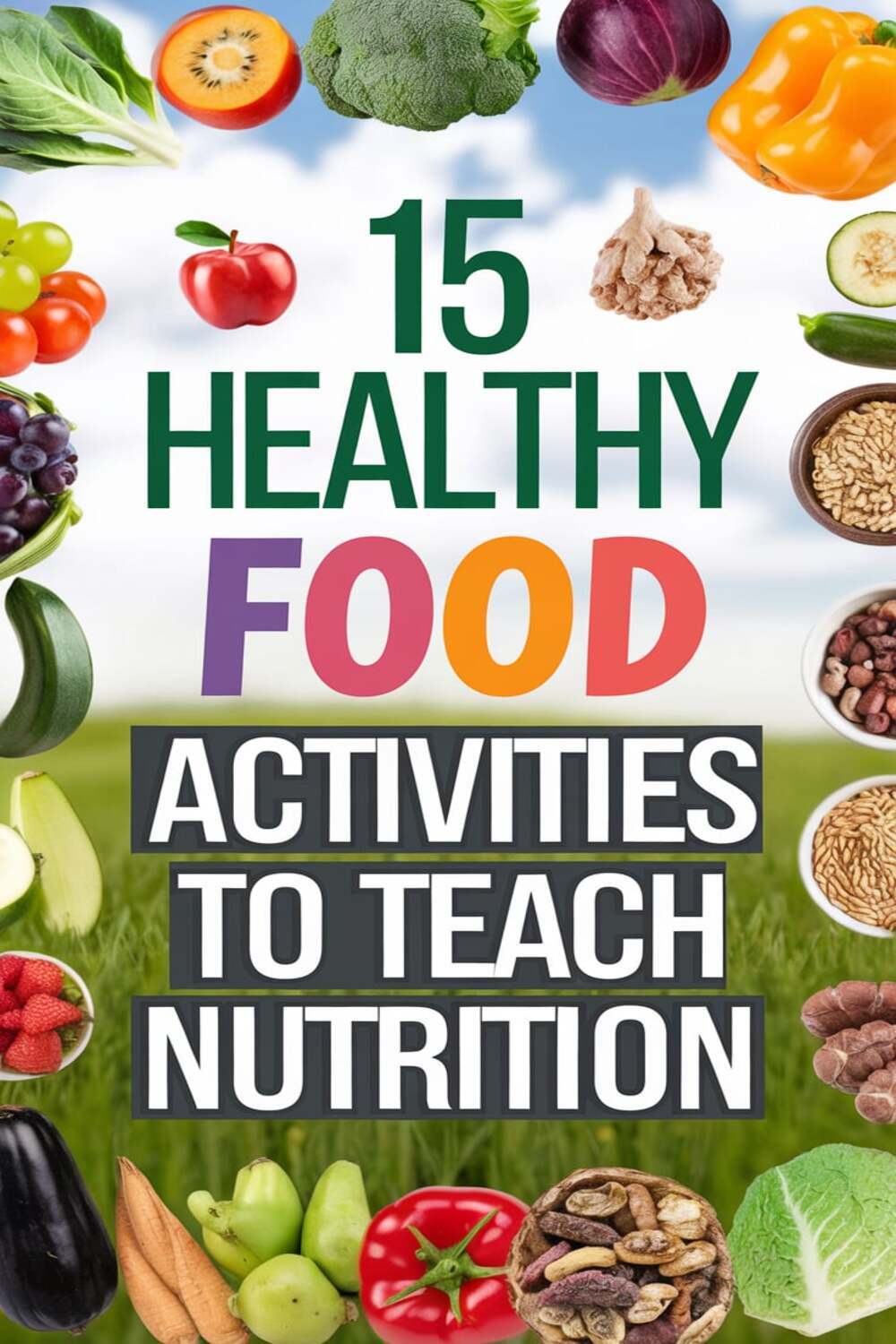 15 Healthy Food Activities to Teach Nutrition - How I Got The Job