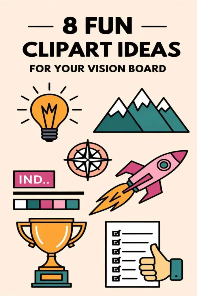 8 Fun Clipart Ideas for Your Vision Board to Spark Inspiration – How I Got The Job