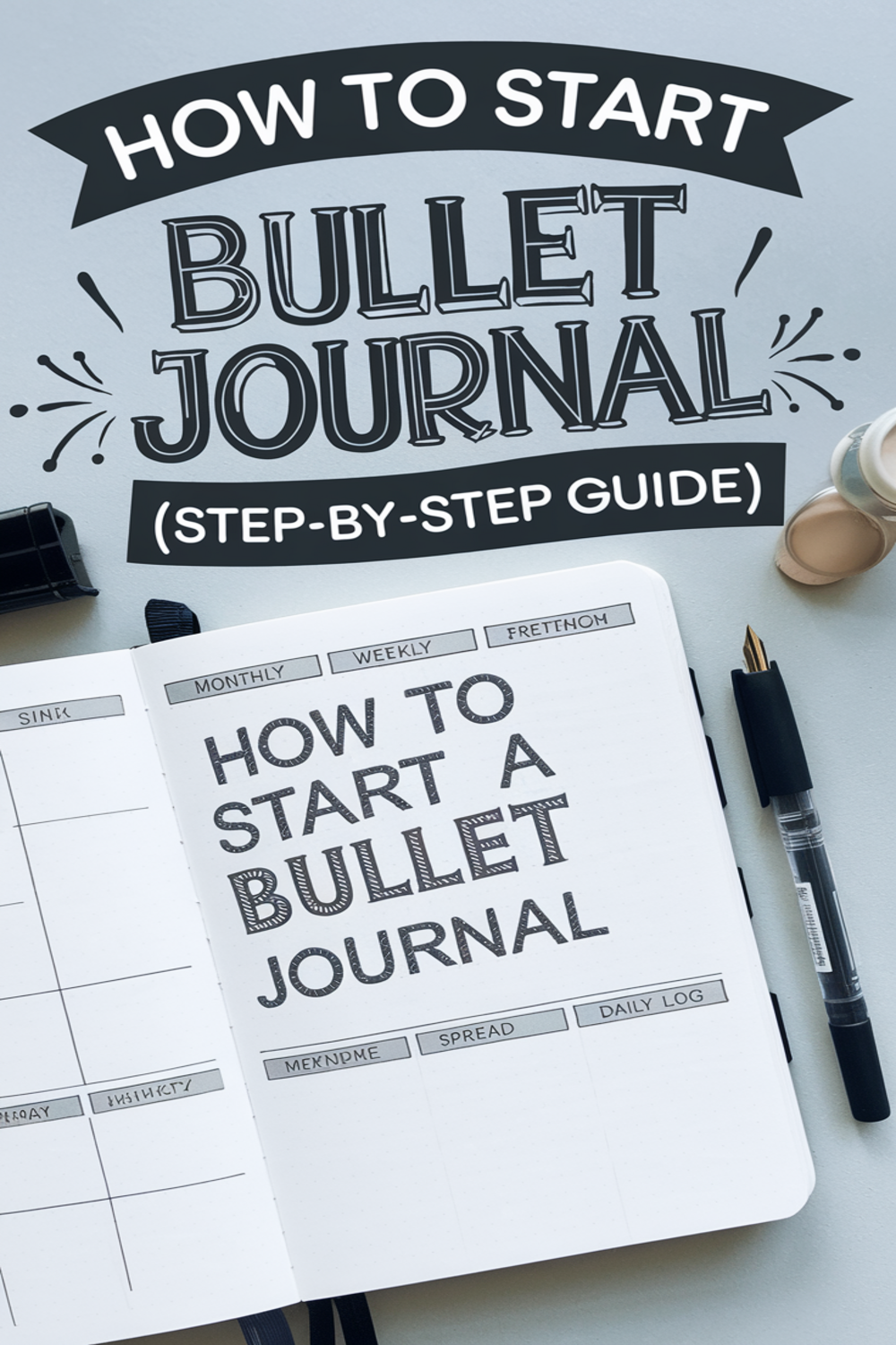 How to Start a Bullet Journal: Step-by-Step Guide for Beginners
