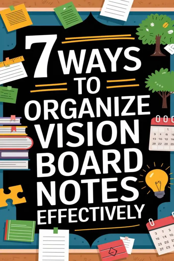 7 Genius Ways to Organize Vision Board Notes Effectively – How I Got The Job