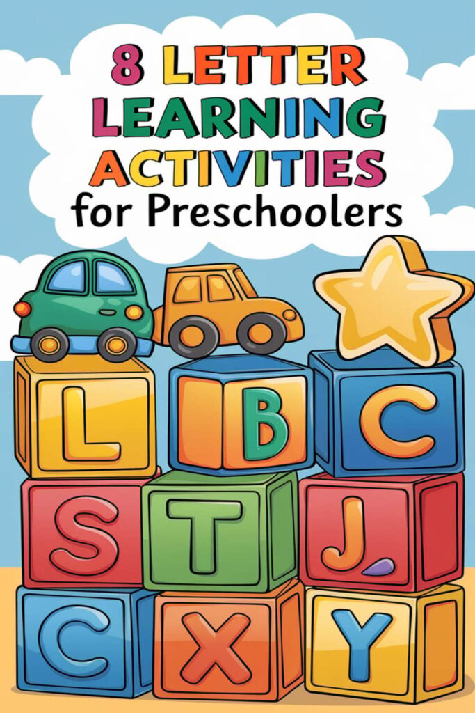 Fun & Easy 8-Letter Learning Activities for Preschoolers! – How I Got The Job